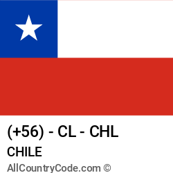 Chile Country and phone Codes : +56, CL, CHL