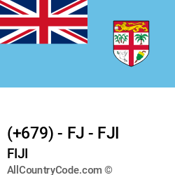 Fiji Country and phone Codes : +679, FJ, FJI