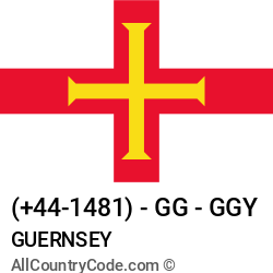 Guernsey Country and phone Codes : +44-1481, GG, GGY