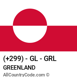 Greenland Country and phone Codes : +299, GL, GRL