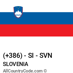 Slovenia Country and phone Codes : +386, SI, SVN