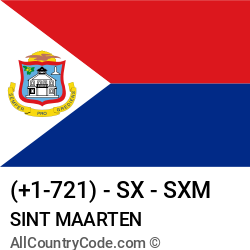 Sint Maarten Country and phone Codes : +1-721, SX, SXM