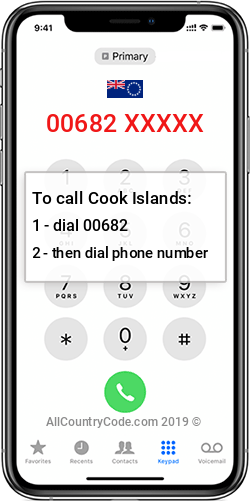 Cook Islands 682 Country Code CK COK
