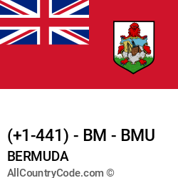 Bermuda Country and phone Codes : +1-441, BM, BMU