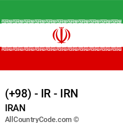 Iran Country and phone Codes : +98, IR, IRN
