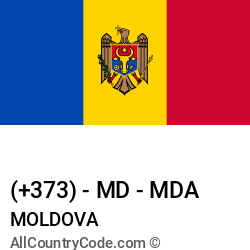 Moldova Country and phone Codes : +373, MD, MDA
