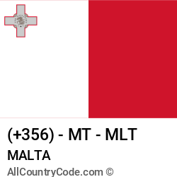 Malta Country and phone Codes : +356, MT, MLT