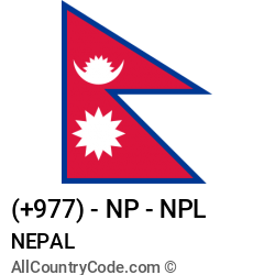 Nepal Country and phone Codes : +977, NP, NPL