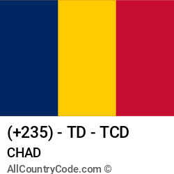 Chad 235 TD Country Code (TCD) | All Country Code