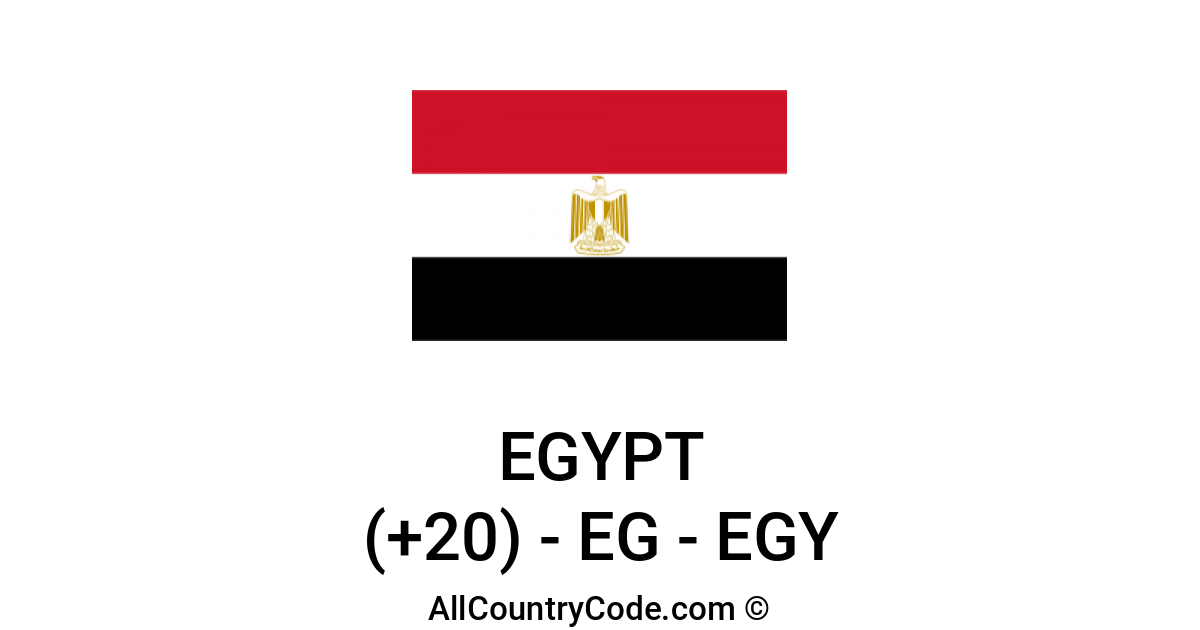 egypt number country code