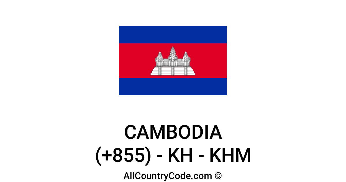 cambodia phone number country code