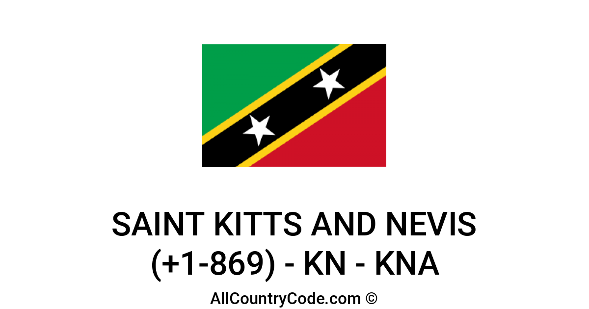 Saint Kitts and Nevis 1-869 KN Country Code (KNA) | All Country Code