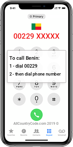 Benin 229 Bj Country Code Ben All Country Code