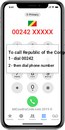 Republic of the Congo 242 Country Code CG COG