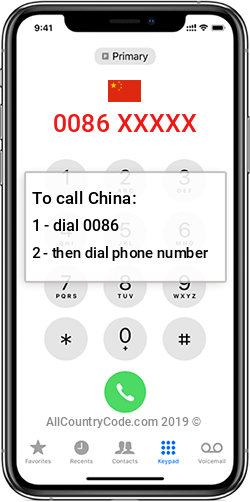 China 86 Country Code CN CHN