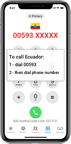 Ecuador 593 Country Code EC ECU Ecuador 593 Country Code EC ECU