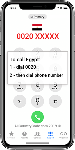 Egypt 20 Country Code EG EGY