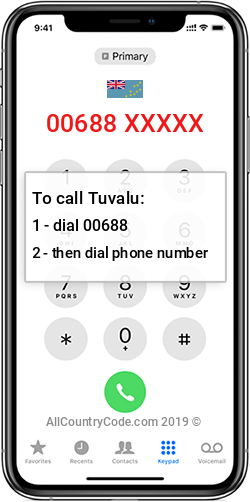 Tuvalu 688 Country Code TV TUV